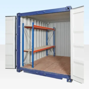 CONTAINER RACKING – ADJUSTABLE, HEAVY DUTY TWO TIER (SINGLE BAY)