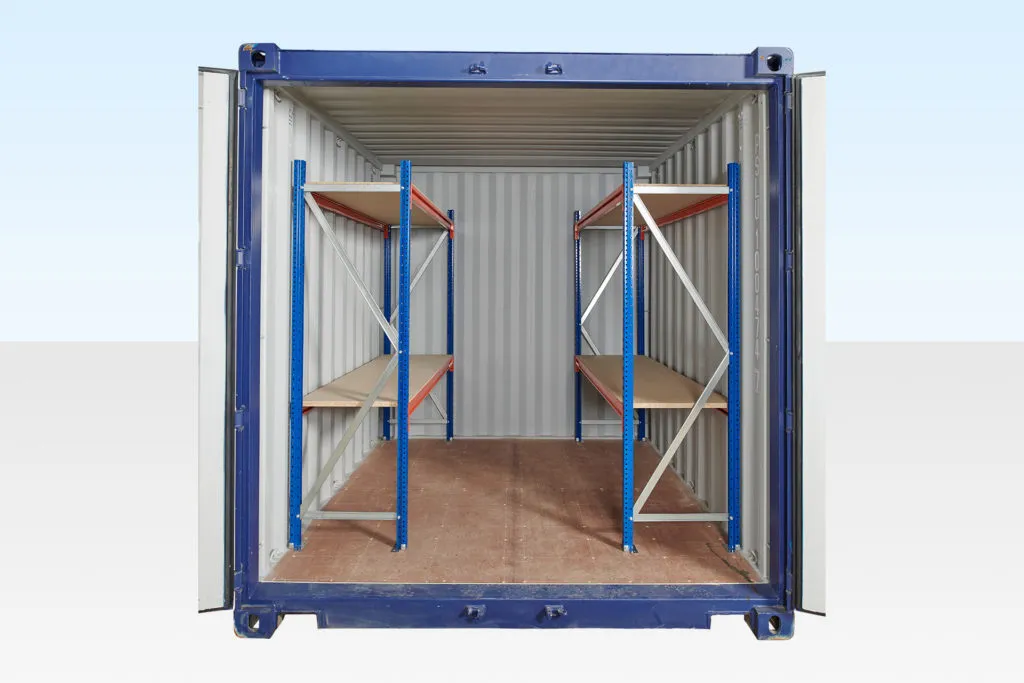 CONTAINER RACKING – ADJUSTABLE, HEAVY DUTY TWO TIER (SINGLE BAY) - Image 4
