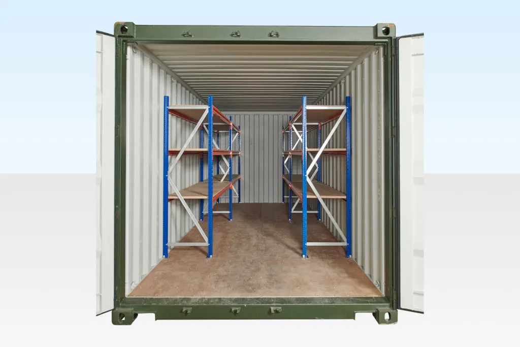 CONTAINER RACKING – ADJUSTABLE, HEAVY DUTY THREE TIER (2 BAYS) - Image 3
