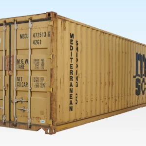 30FT X 8FT USED SHIPPING CONTAINER – CUT DOWN